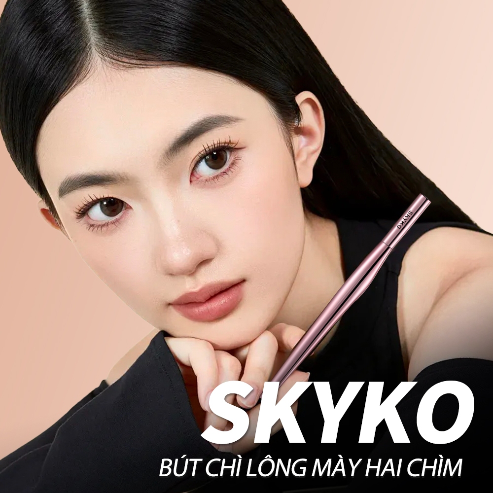 Bút kẻ mày SKYKO Chống nước 24H Bút chì kẻ mày lâu trôi 3 màu