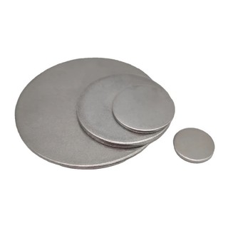 Đĩa thép không gỉ 304 Thép tròn Tấm kim loại tròn Đĩa phẳng rắn Dia 6-80mm Dày 1 1.2 1.5 2mm