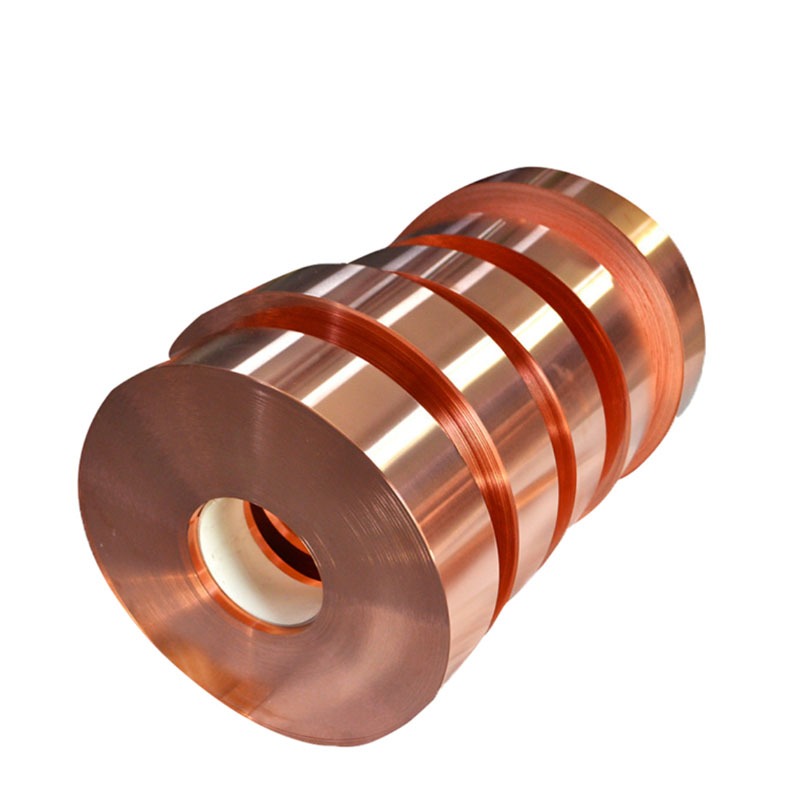 Siêu mỏng Dải đồng đỏ nguyên chất cuộn tấm đồng dày 0,01-0,09mm 99,9% nguyên chất Cu tấm kim loại lá