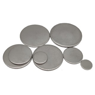 Thép không gỉ 304 Đĩa rắn Đệm phẳng Chống thấm nước và chống rỉ sét Tấm sắt tròn không xốp Kim loại Tấm phẳng phẳng nguyên khối Dia 6-80mm
