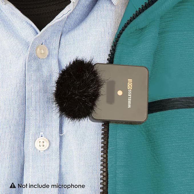 Mic Pop Filter Kính chắn gió lông cho RODE Wireless Go 2 Micro, Chống ...