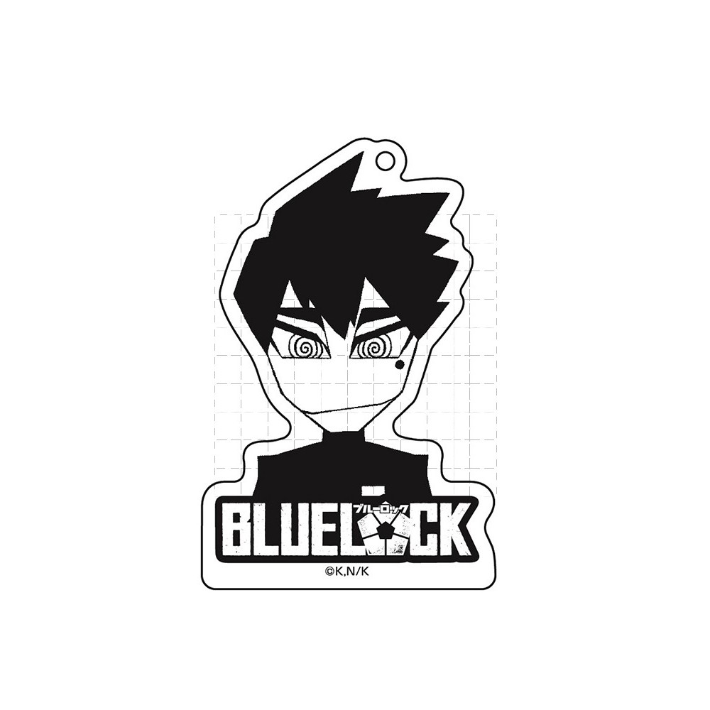 Blue Lock Anime Hình Acrylic Móc Khóa Bộ - Chigiri Rin Isagi Fan Art Móc Khóa Bóng Đá Merch
