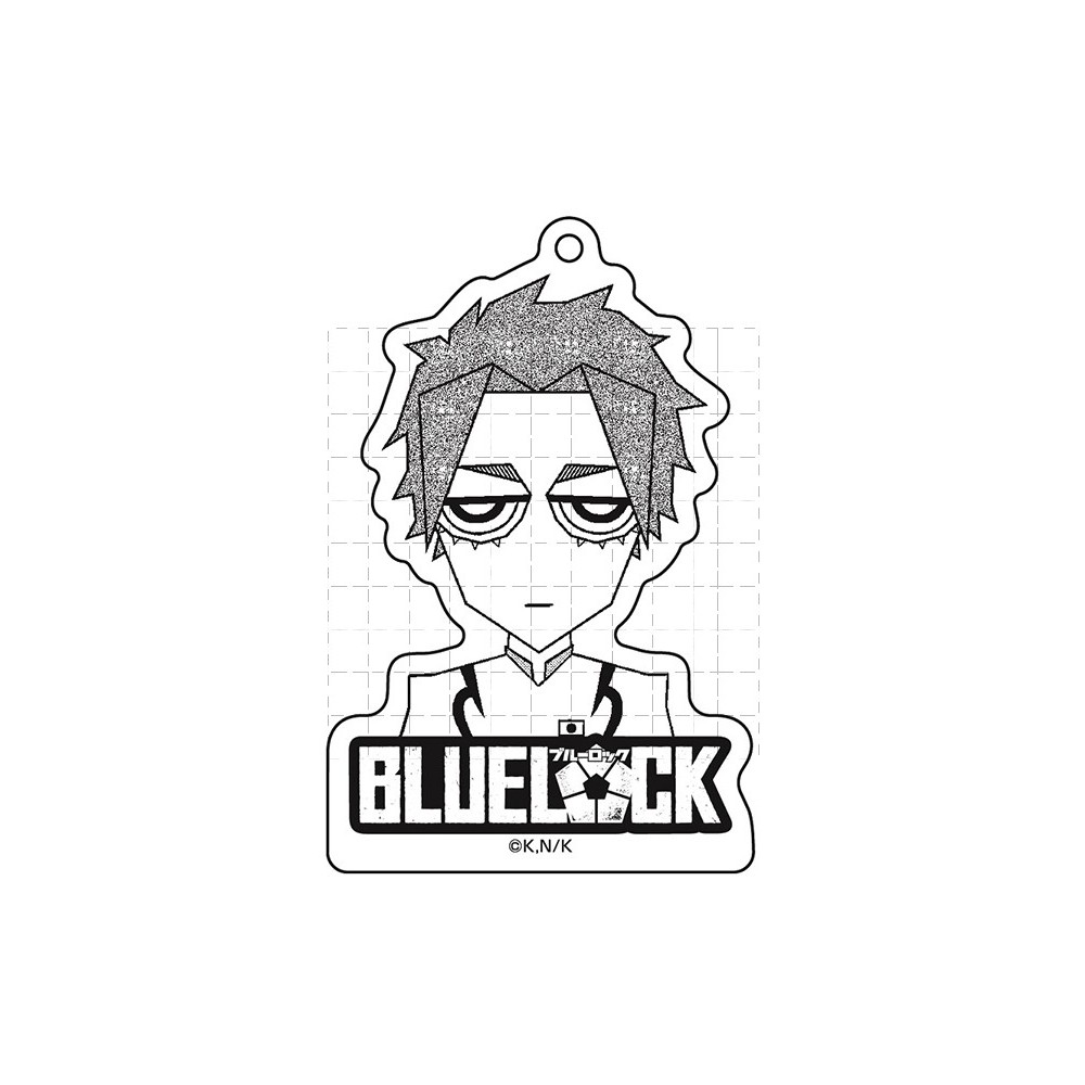 Blue Lock Anime Hình Acrylic Móc Khóa Bộ - Chigiri Rin Isagi Fan Art Móc Khóa Bóng Đá Merch