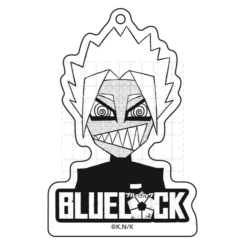 Blue Lock Anime Hình Acrylic Móc Khóa Bộ - Chigiri Rin Isagi Fan Art Móc Khóa Bóng Đá Merch