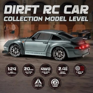 FANGHUI RC Drift Car, Y914 Y915 Vỏ Kim Loại Xe Điều Khiển Từ Xa, 4WD Pin Sạc Mini Đua Xe Mô Hình Đồ Chơi Quà Tặng Sinh Nhật
