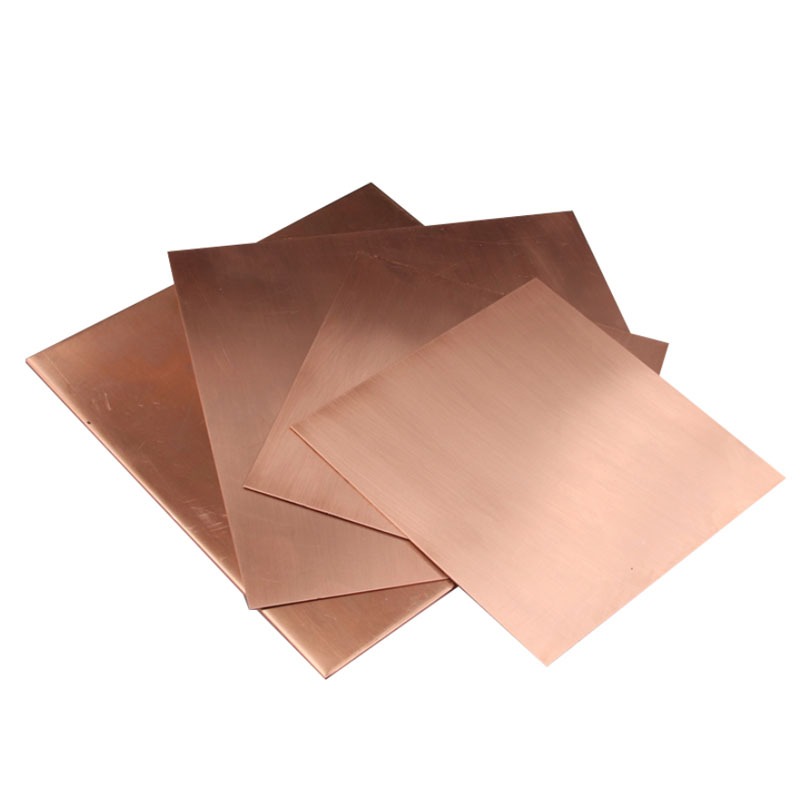 Tấm kim loại đồng dày 0,3-6mm 99,9% độ tinh khiết Tấm đồng