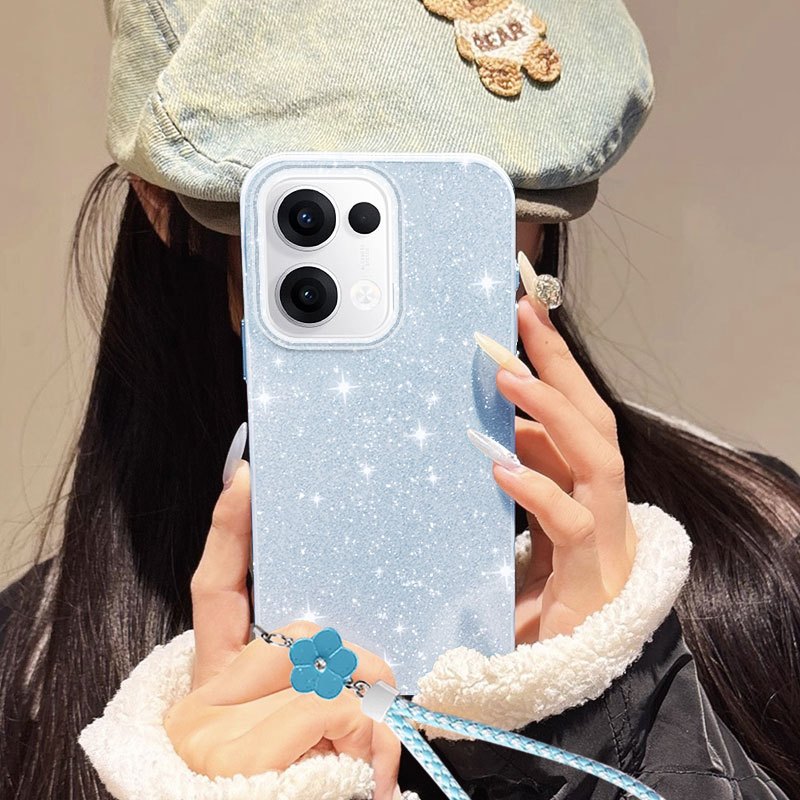 Ốp Điện Thoại YBD IMD Cho OPPO Reno 13 5G Reno 13F Reno 13 Pro 5G Reno13 F Vỏ Bảo Vệ Chống Rơi Có Dây Treo