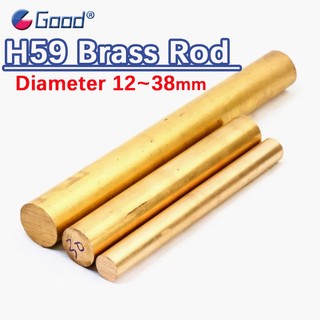 Thanh tròn bằng đồng thau H59 Dia 12mm-38mm