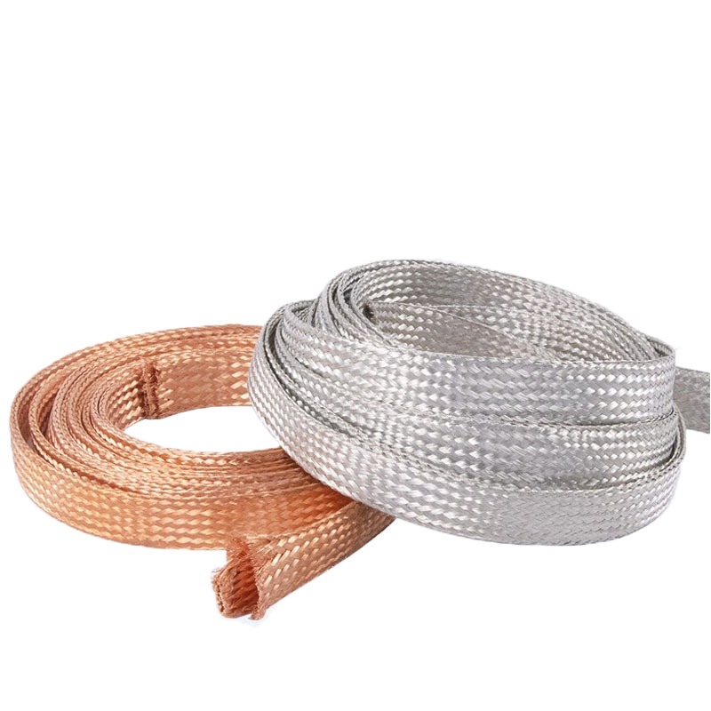 Đồng bện tay áo mạ đóng hộp 4 ~ 28 mm Vỏ kim loại có thể mở rộng Sàng lọc tín hiệu Dây cáp được bảo vệ