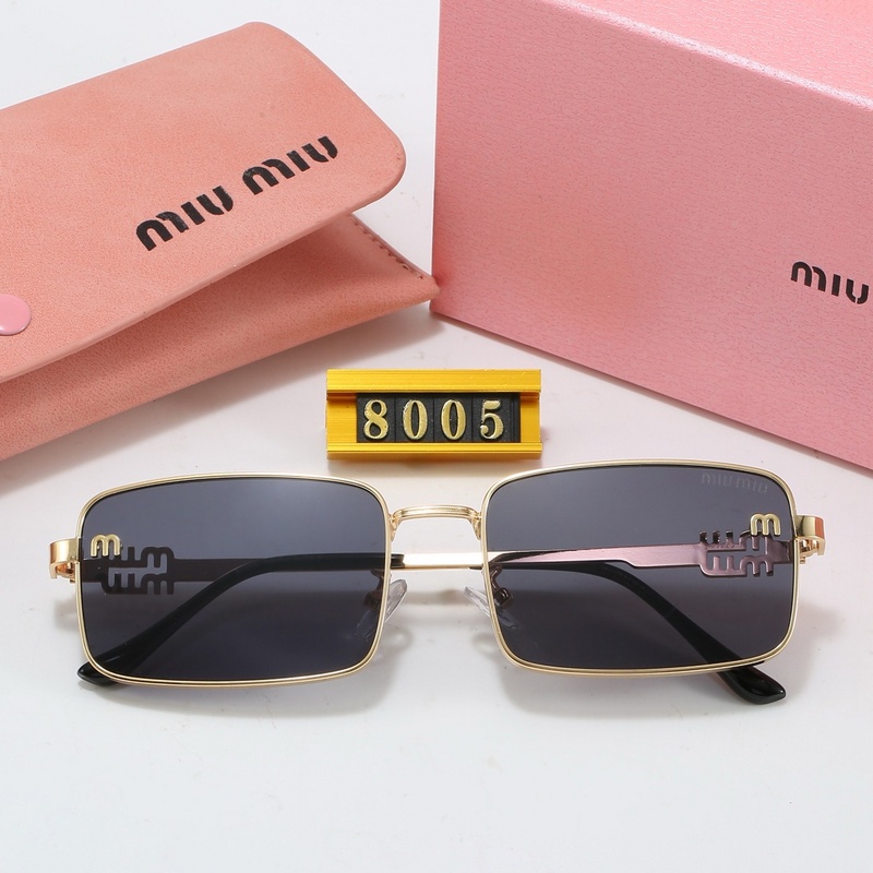 Kính râm chống nắng cổ điển kim loại unisex thời trang mới chống tia cực tím cao cấp thiết kế thương hiệu