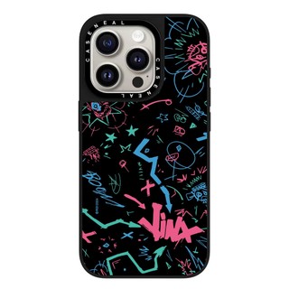 Ốp điện thoại gương chất lượng cao CASENEAL Graffiti bằng tiếng Anh Thích hợp cho iPhone 17ProMax 17pro 17 air 16promax 16 15promax 15 14promax 13 13promax Ốp cứng chống rơi thời trang