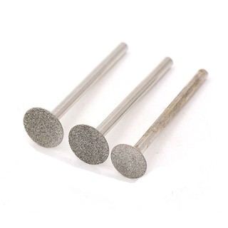 Siêu Mỏng T Đầu Shank Kim Cương Gắn Điểm Đá Hổ Phách Ngọc Khắc Ba Lan Công Cụ Xoay 2.35 / 3mm Shank