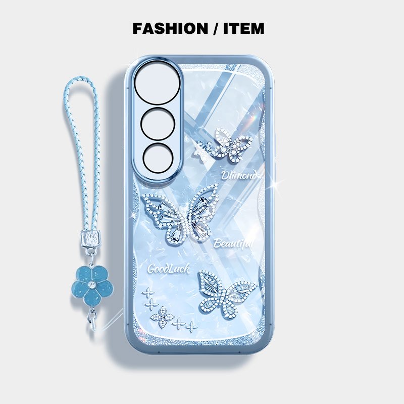 YBD Cho Vivo V60 Lite V50E V50 Lite V30 Pro V40 Pro V40 Lite Y200 Y300 Y31 Y21D 5G Vỏ Điện Thoại Bướm Sang Trọng Và Thiên Nga Trong Suốt