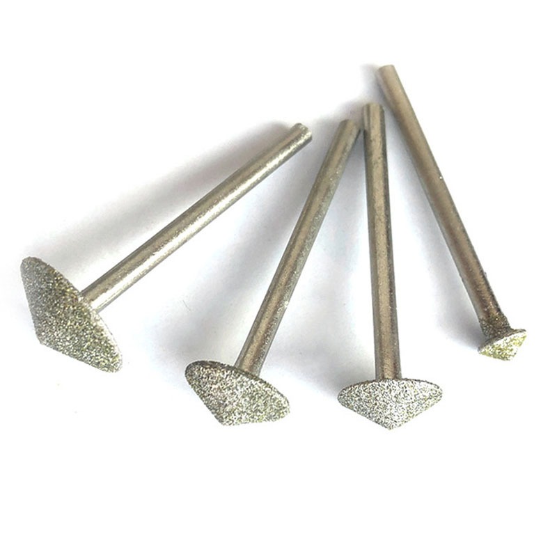Dù Kim Kim Đá Mài Burr Mài Bit 2,35 / 3mm Đá Ngọc Hổ Phách Dụng Cụ 6mm 8mm 10mm 12mm 14mm 16mm