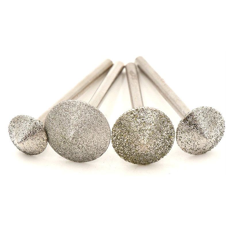 Dù Kim Kim Đá Mài Burr Mài Bit 2,35 / 3mm Đá Ngọc Hổ Phách Dụng Cụ 6mm 8mm 10mm 12mm 14mm 16mm
