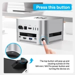 ACASIS 10Gpbs MINI Enclosure Docking station Tương thích với Thunderbolt 4 / 3 USB-C với HDMI, SD / TF 3.0, 4xUSB-A 3.1, 2xM.2 & 30W PD Sạc cho Mac mini / trạm nối máy tính xách tay — ảnh 7