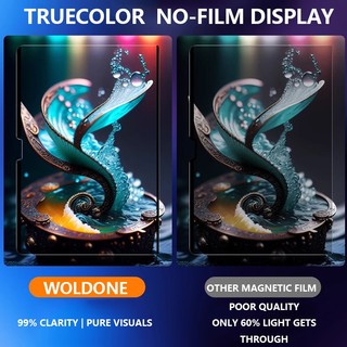 Woldone Siêu Mỏng Chống Ánh Sáng Xanh Từ Tính Bảo Vệ Màn Hình Riêng Tư Cho 2025 Macbook Air Pro 13 14 15 16 inch M1 M2 M3 M4 2016-2025