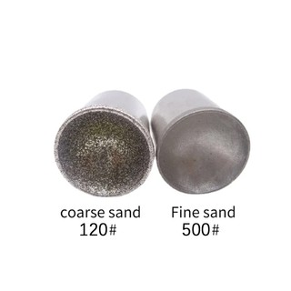 Đầu mài lõm hình cầu kim cương Ngọc hổ phách Hạt tròn đánh bóng Dụng cụ mài 3mm-25mm