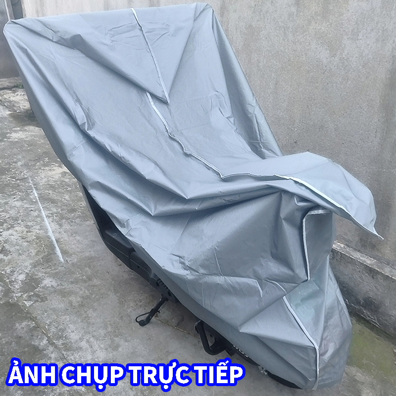 Bạt Phủ Xe Máy Cao Cấp Chống Mưa, Nắng, Bụi Bẩn, Chất Lượng Tốt,Chống Thấm Tuyệt Đối, Bao Trùm Cả Xe