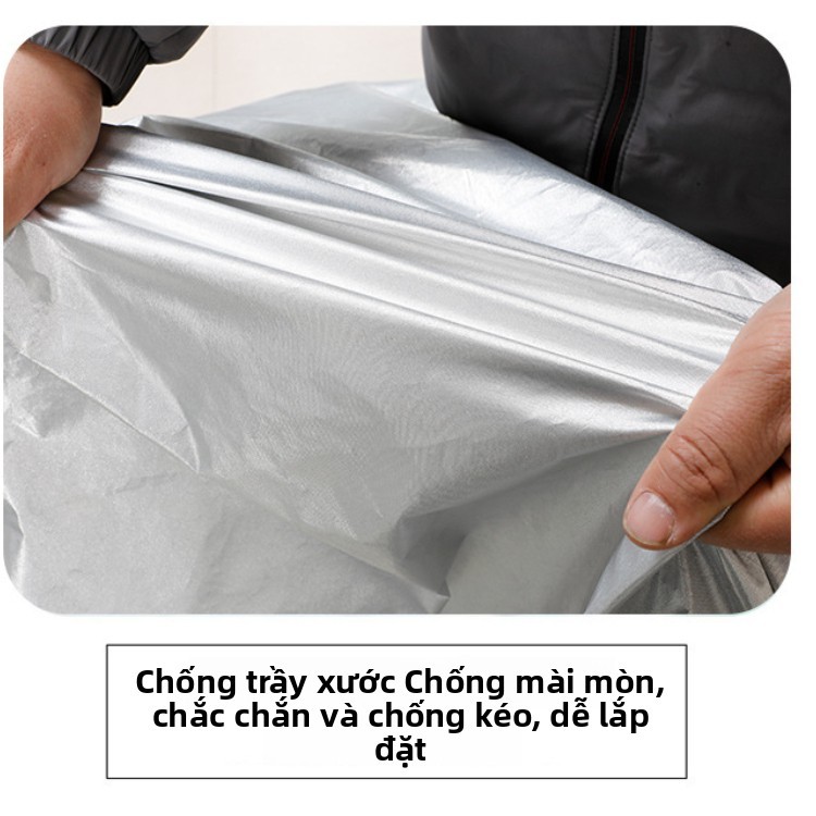 Bạt Phủ Xe Máy Cao Cấp Chống Mưa, Nắng, Bụi Bẩn, Chất Lượng Tốt,Chống Thấm Tuyệt Đối, Bao Trùm Cả Xe