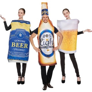 Nam Trang Phục Cosplay Bia Ngộ Nghĩnh Cho Người Lớn, Thích Hợp Tiệc Halloween & Oktoberfest