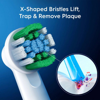 Bộ 4 đầu bàn chải đánh răng điện Oral B PRO sạch răng, làm trắng, mềm