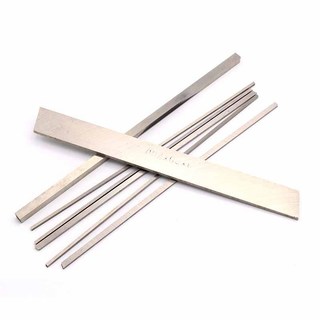 200mm Dài HSS Vuông Dụng Cụ Cắt Bit Thanh Thép Trắng Dao Phay Khắc Bit Tiện CNC Biến Dụng Cụ Phay HRC 60-62 Dày 3 / 4 / 6 / 8mm