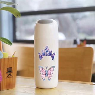 Bộ 50 Trang Sức Màu Bướm Miếng Dán Chống Thấm Nước Trong Suốt Chất Liệu PET Miếng Dán Trang Trí