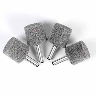 Bánh xe đánh bóng bằng sợi Nylon có chân cho phụ kiện dụng cụ quay Dremel 20 / 25 / 30 / 40 / 50mm