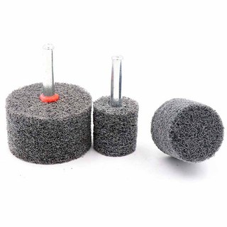 Bánh xe đánh bóng bằng sợi Nylon có chân cho phụ kiện dụng cụ quay Dremel 20 / 25 / 30 / 40 / 50mm