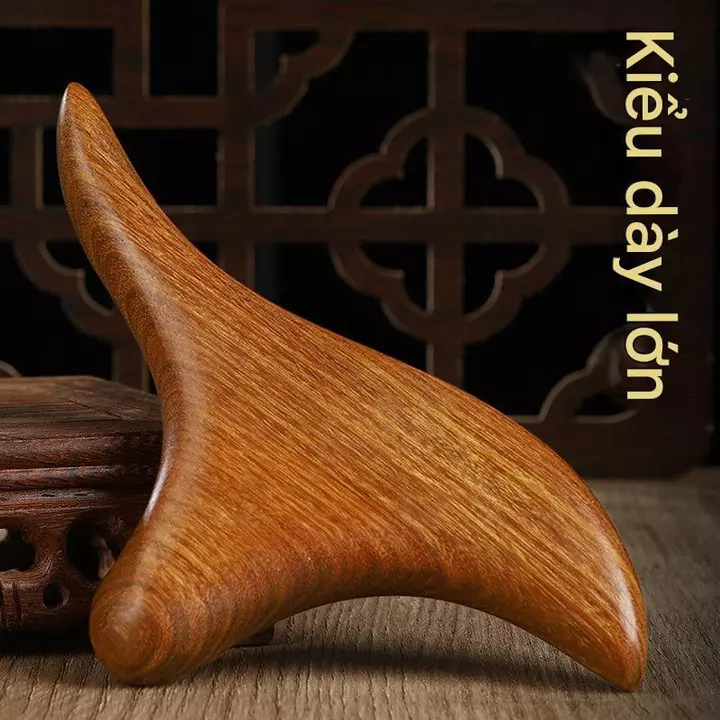 Máy mát xa tay chân Thân gỗ Cổ Thư giãn tuần hoàn máu Máy mát xa tam giác Spa Phản xạ Massage Stick Dụng cụ trị liệu sức khỏe bằng gỗ Trị liệu đau cơ  – 6