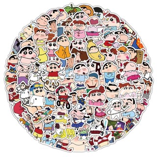 103 Chiếc Ngộ nghĩnh Crayon Shin-chan Anime Miếng Dán Laptop Đàn Guitar Miếng Dán Kid DIY Graffiti Decal