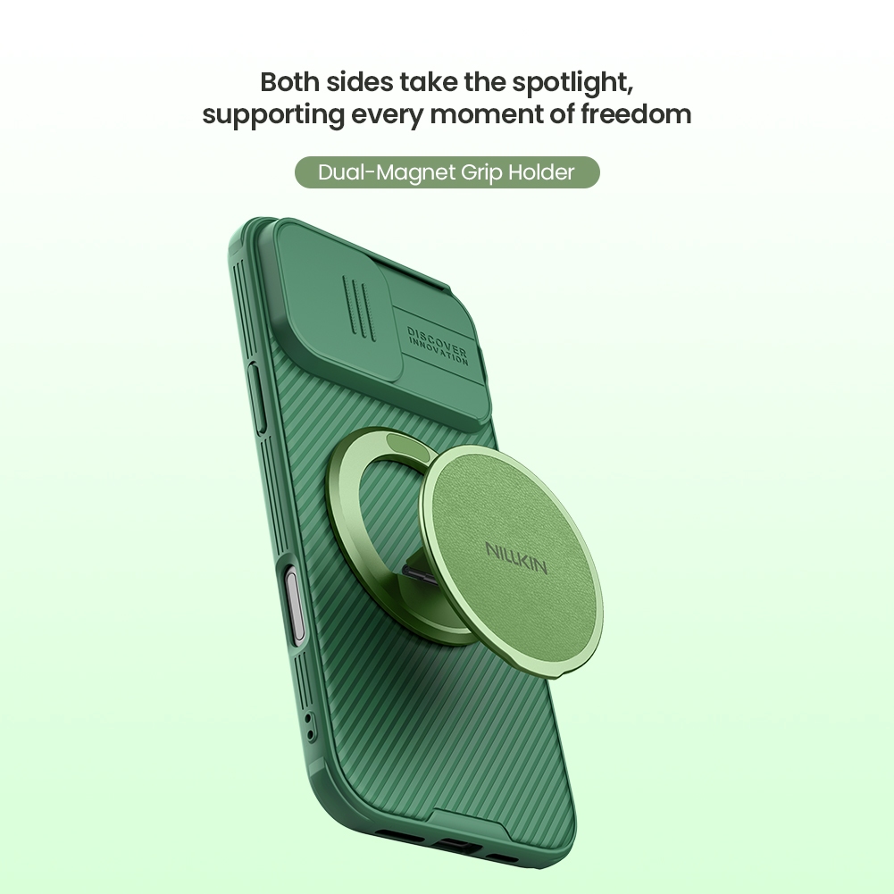 Giá đỡ điện thoại di động từ kép Nillkin Tương thích cho iPhone 13 14 15 16 17 Pro Max Giá đỡ bàn từ tính magsafe