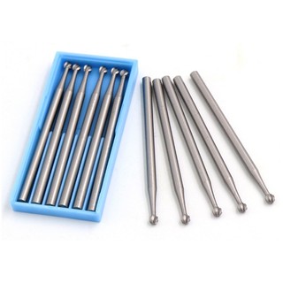 Đầu Bóng Thép Vonfram Khắc Dao 2,35mm Chân Trang Sức Làm Burs Hình Bóng Tròn Khắc Mũi