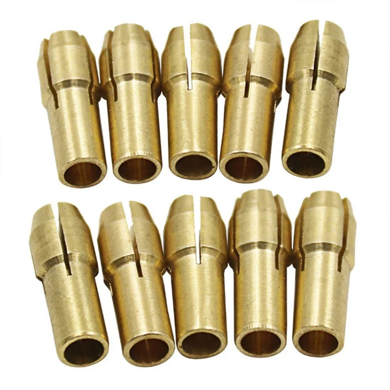 Mini Khoan Collet Chuck 0.5mm-3.2mm Đồng Chucks Adapter Cho Dremel Dụng Cụ Quay Phụ Kiện Dụng Cụ Điện