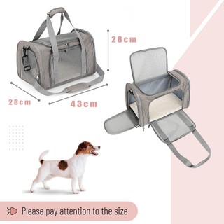 Túi đựng chó - Túi đựng du lịch di động cho thú cưng Túi đựng mèo thoáng khí Dung tích lớn Túi đựng thú cưng mặt mềm Túi đựng chó ô tô