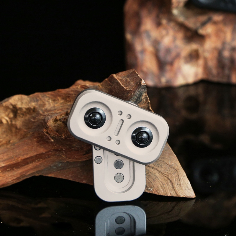 Đồ Chơi Xoay Tay Xoay Cú Fidget Xoay Cú Fidget 2 Trong 1 Cú Đầu Ngón Tay Kim Loại Hợp Kim Cú Ngón Tay Đồ Chơi Quà Tặng Giáng Sinh