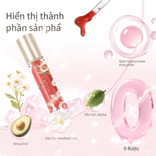 Son Lì CATKIN Serum Plumping Lip Gloss Son bóng môi 90% tinh chất dinh dưỡng Son kem môi Son dưỡng môi hương bạc hà mát lạnh