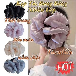 MIKYCO|🌺Kẹp Tóc Bong Bóng Nhiều Lớp🌺Thời Trang Hàn Quốc Cô Gái Kẹp Tóc Thanh Lịch Cá Mập Kẹp Phụ Kiện  Tóc Cho Nữ