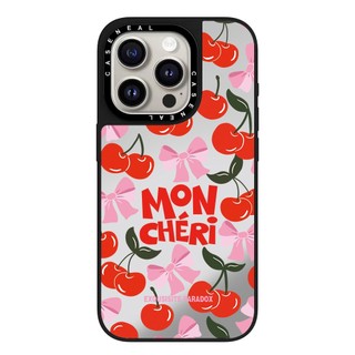 CASENEAL Cherry Bow Vỏ Điện Thoại Gương Chất Lượng Cao Thích Hợp Cho iPhone 17ProMax 17pro 17 air 16promax 16 15promax 15 14promax 13 13promax Ốp Lưng Cứng Chống Rơi Thời Trang