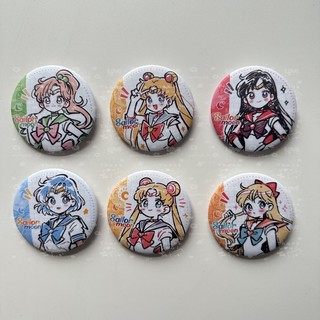 Thủy Thủ Mặt Trăng Tsukino Usagi Thủy Thủ Sao Hỏa Sao Mộc Kim Loại Huy Hiệu Pin Trâm Anime Ngoại Vi Sưu Tập Quà Tặng
