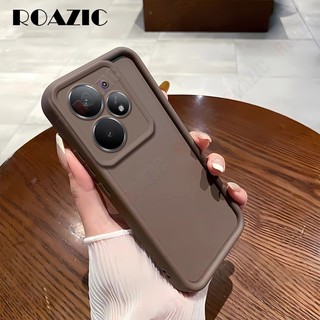 Ốp Điện Thoại Màu Trơn Silicon Lỏng Tương Thích Cho Máy Ảnh Realme Neo 7 Turbo Bảo Vệ Ốp Lưng Chống Sốc Mềm Bảo Vệ Mặt Sau STY01