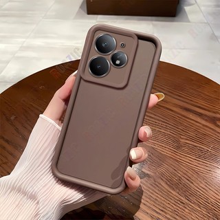 Ốp Điện Thoại Màu Trơn Silicon Lỏng Tương Thích Cho Máy Ảnh Realme Neo 7 Turbo Bảo Vệ Ốp Lưng Chống Sốc Mềm Bảo Vệ Mặt Sau STY01