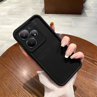 Ốp Điện Thoại Màu Trơn Silicon Lỏng Tương Thích Cho Máy Ảnh Realme Neo 7 Turbo Bảo Vệ Ốp Lưng Chống Sốc Mềm Bảo Vệ Mặt Sau STY01