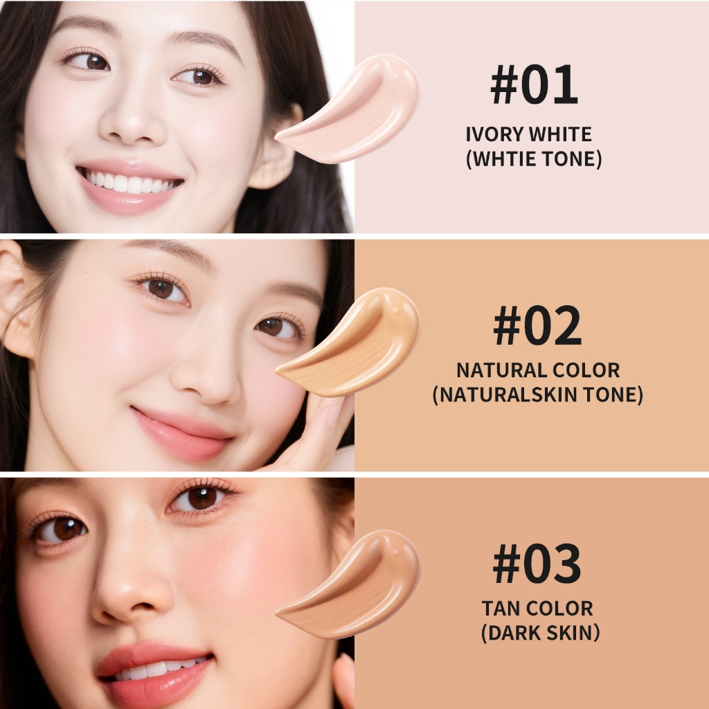 SKYKO Powder Air Cushion Kem che khuyết điểm lâu trôi Tinh tế và nhẹ SPF 35 +