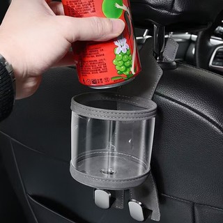 SEAMETAL Móc tựa đầu ô tô Giá đỡ đồ uống Đa chức năng Ghế ngồi ô tô Móc treo lại để hỗ trợ chai Móc treo đôi đơn