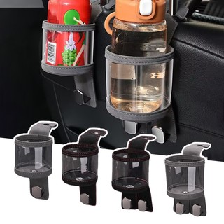 SEAMETAL Móc tựa đầu ô tô Giá đỡ đồ uống Đa chức năng Ghế ngồi ô tô Móc treo lại để hỗ trợ chai Móc treo đôi đơn