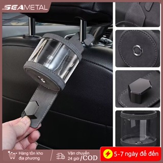 SEAMETAL Móc tựa đầu ô tô Giá đỡ đồ uống Đa chức năng Ghế ngồi ô tô Móc treo lại để hỗ trợ chai Móc treo đôi đơn