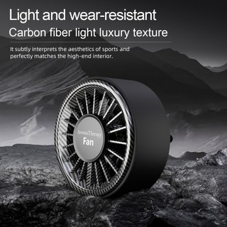 Quạt thơm ô tô SEAMETAL Máy làm mát hương thơm ô tô 360° Quạt làm mát USB có thể điều chỉnh với đèn xung quanh RGB