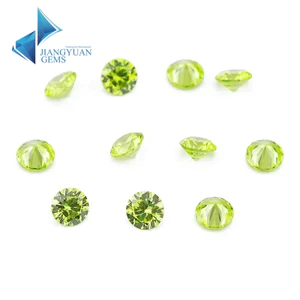 Đá CZ chất lượng cao màu xanh lá, kích cỡ đa dạng từ 0,8mm đến 10mm, phù hợp làm trang sức